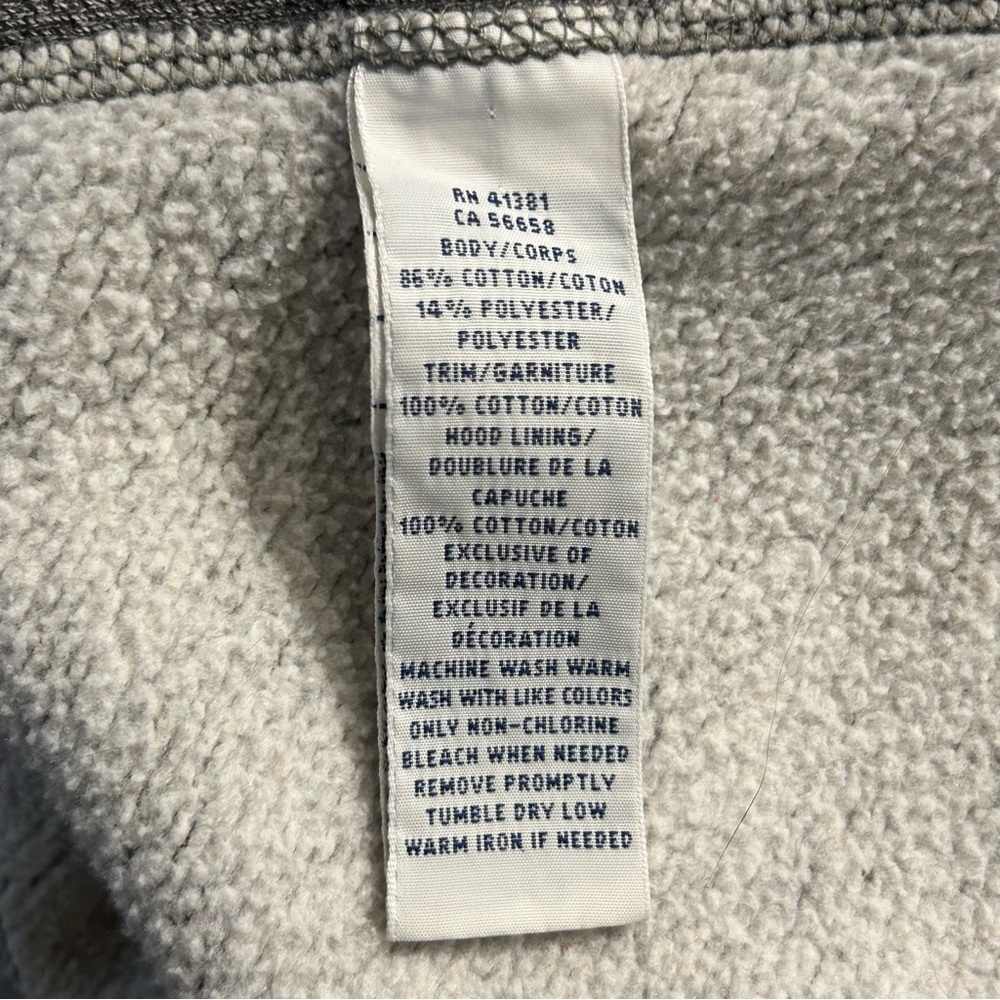 Polo Ralph Lauren Men's Grey Full-Zip Hoodie Sweater Cotton Blend Fleece XXL - Picture 4 of 5